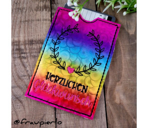 ADVENTSKALENDER 4. Dezember - Stickserie ITH - 14 Geschenkkartenhüllen Vol. 1